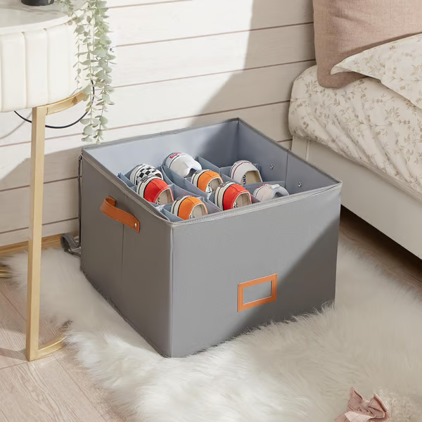 🥳2026 HOT SALE🥳💞50K+ SOLD!💥👟🧺 50% OFF! Foldable Shoe Storage Box – Holds 8-16 pairs