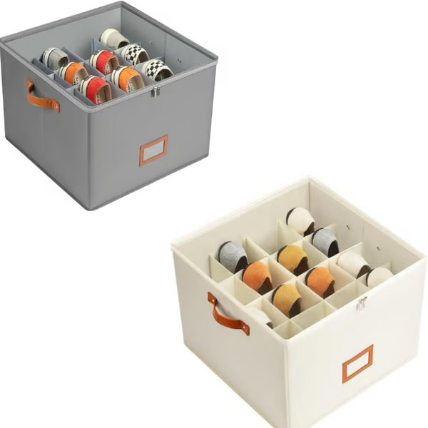 🥳2026 HOT SALE🥳💞50K+ SOLD!💥👟🧺 50% OFF! Foldable Shoe Storage Box – Holds 8-16 pairs