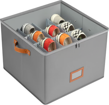 🥳2026 HOT SALE🥳💞50K+ SOLD!💥👟🧺 50% OFF! Foldable Shoe Storage Box – Holds 8-16 pairs