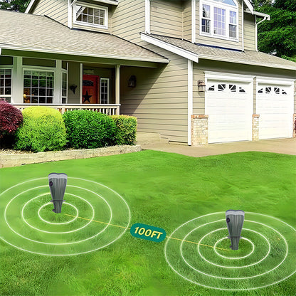 🌸 Solar Powered Waterproof Screw Mole Repellent