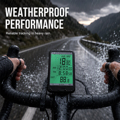 Waterproof bicycle speedometer