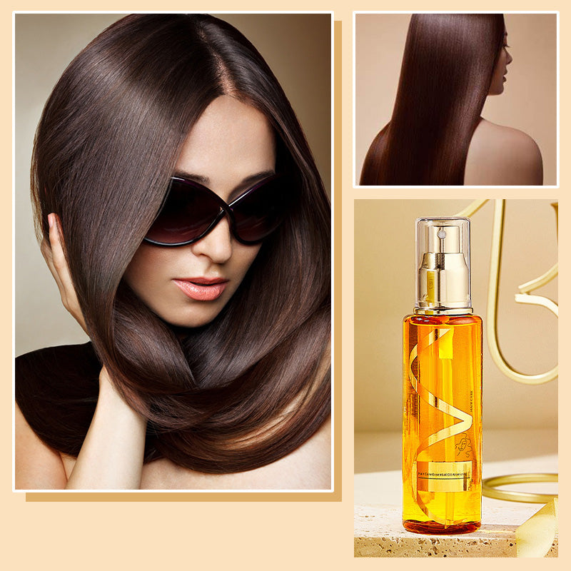 ⏰Final 3 hours: Free delivery on threethree bottles🏆#1 Best Seller 💕⚡Moisturizing & Strengthening Silky Hair Oil