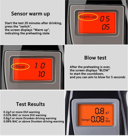 Digital Alcohol Breath Tester