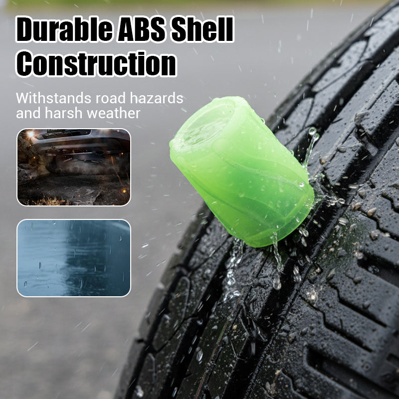 Glow-in-The-Dark Car Tire Valve Cap （One box 20PCS)