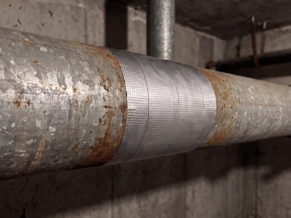 Heavy-Duty Aluminum Foil Tape: Instant Waterproof Seal, Butyl Adhesive, Weatherproof
