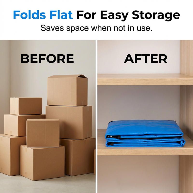 🧳 Collapsible Storage and Moving Bag – Heavy-duty handles