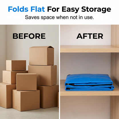 🧳 Collapsible Storage and Moving Bag – Heavy-duty handles