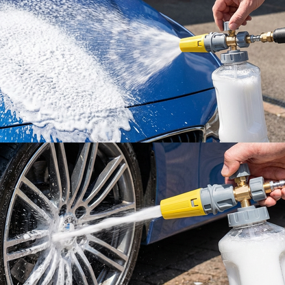 🚗 High-Pressure Foam Cannon –  Adjustable Spray & Fits All Standard Pressure Washers 💦