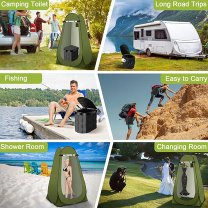 Portable Outdoor Pop-Up Privacy Tent
