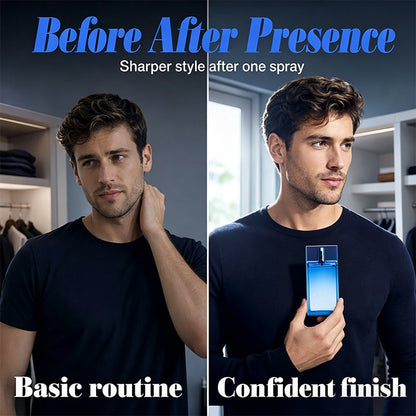 Eau de Parfum for Men 90 ml | Long Lasting Fresh Citrus & Aquatic Perfume Spray