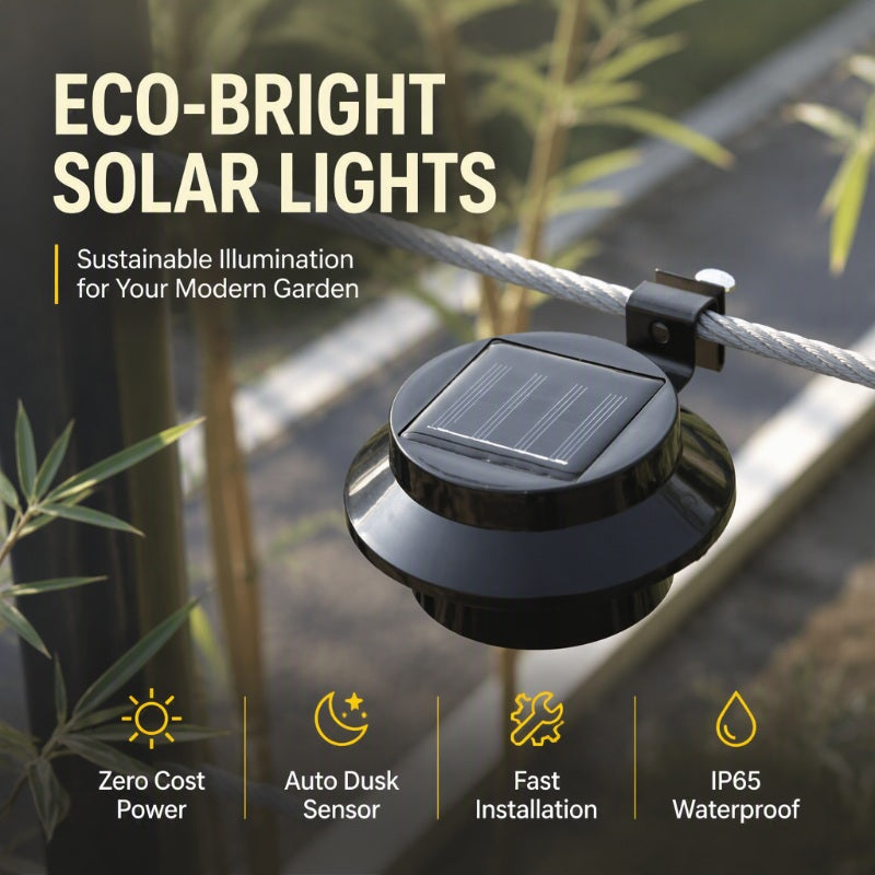 Buy 1 Get 1 Free☀️ Solar LED Gutter Wall Light | Outdoor Accent