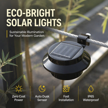 Buy 1 Get 1 Free☀️ Solar LED Gutter Wall Light | Outdoor Accent