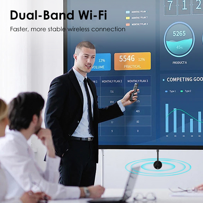 💎 50% OFF! 💎 4K Wireless HDMI Display Dongle – Dual-Band Wi-Fi, Plug-and-Play & Universal Screen Mirroring for iOS/Android/Mac/PC 📺✨