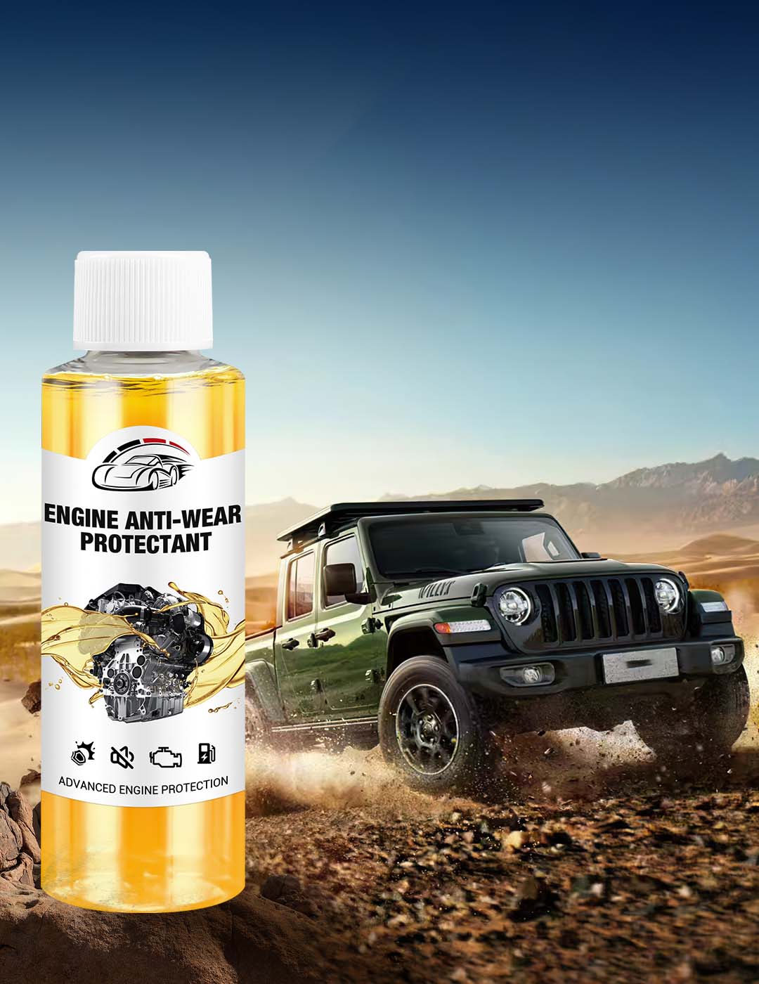 Anti-wear engine care oil additive，Protect your engine and enhance your driving experience