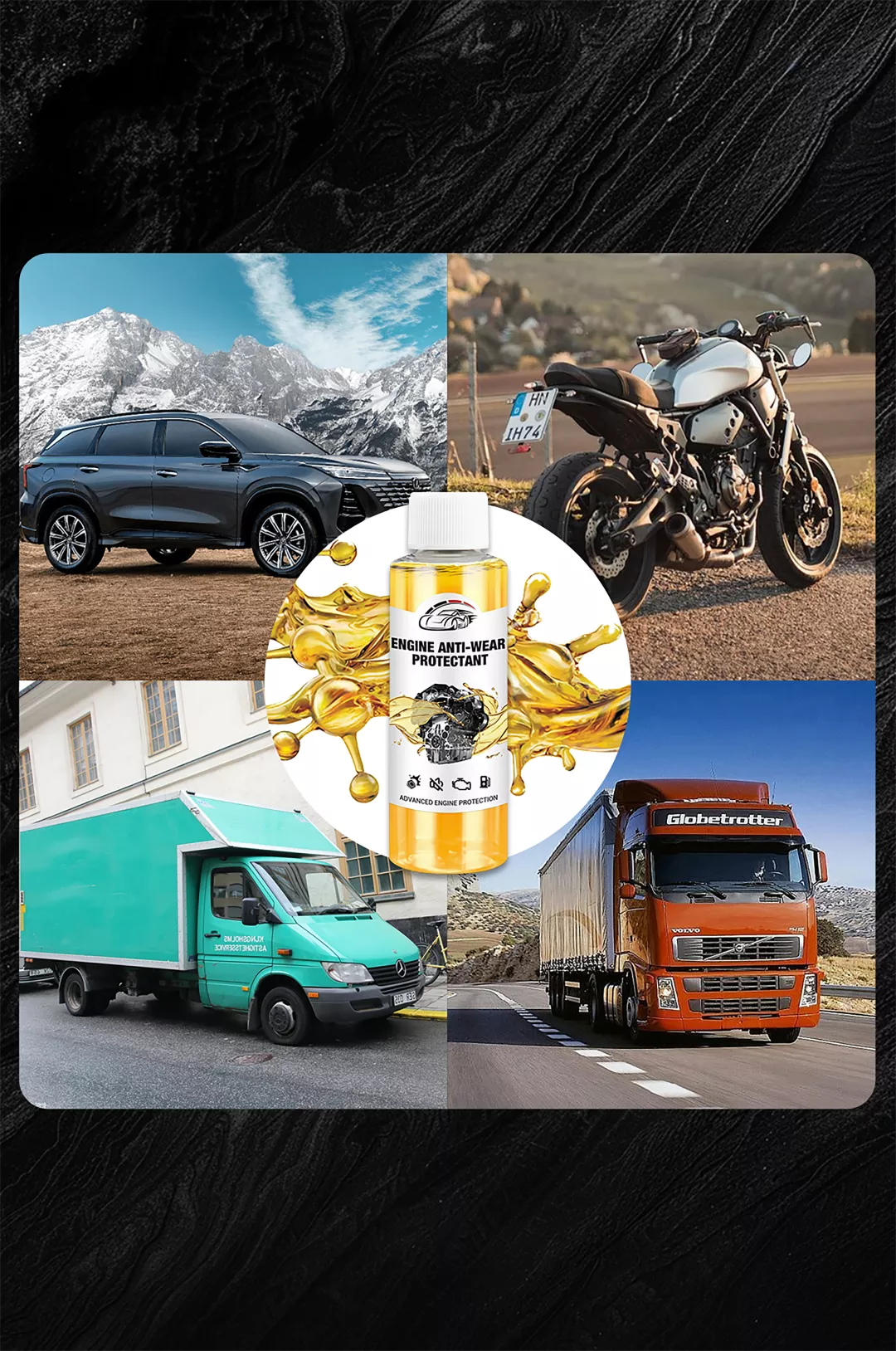 Anti-wear engine care oil additive，Protect your engine and enhance your driving experience