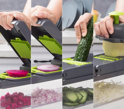🥔Multifunctional vegetable cutter | 16-piece set🥗 (🔥50% discount)🍏