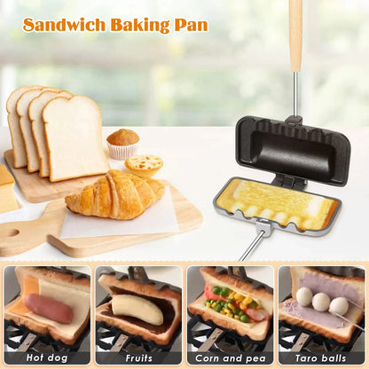 Double-Sided Sandwich Grill Pan