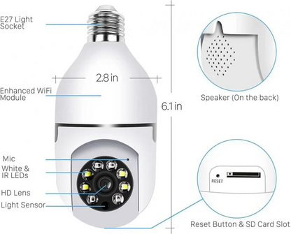 Lightbulb Security Camera
