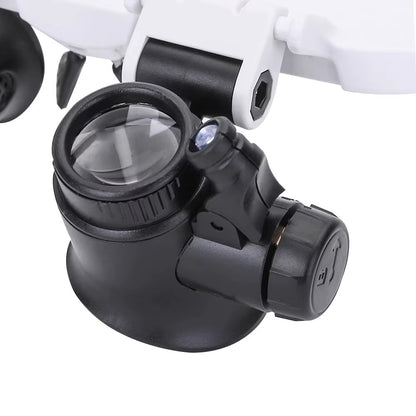 LED Glasses Magnifier 8x 15x 23x