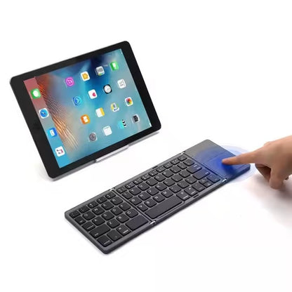 Foldable Keyboard--Bluetooth/Touchpad/Wireless/Rechargeable/Slim