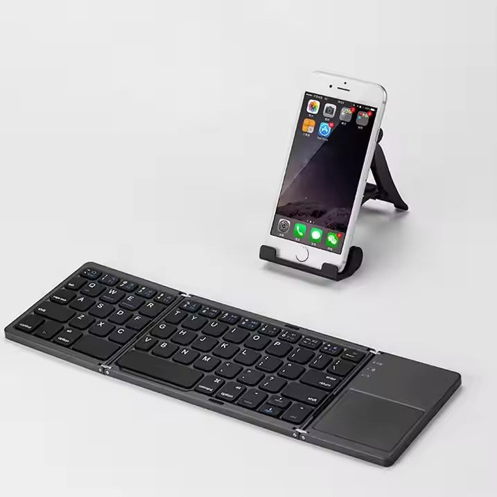 Foldable Keyboard--Bluetooth/Touchpad/Wireless/Rechargeable/Slim