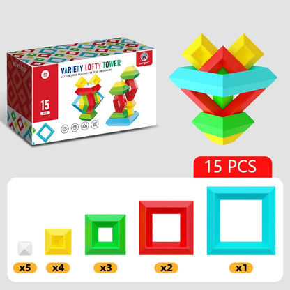 Pyramids Stacking Blocks