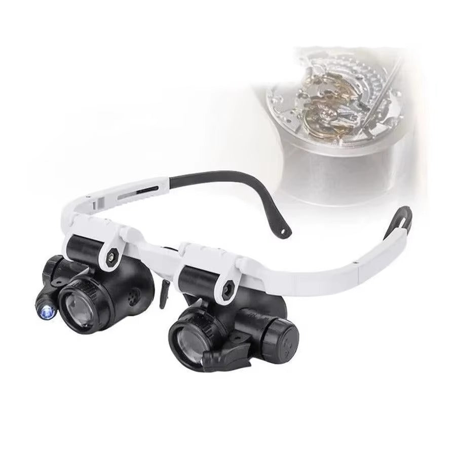 LED Glasses Magnifier 8x 15x 23x
