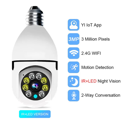Lightbulb Security Camera