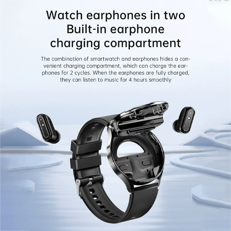 Smart Watch TWS Earphones 2-in-1