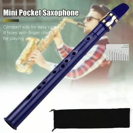 Key Of C Two Octave Range Pocket Travel Saxphone