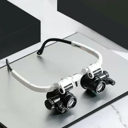 LED Glasses Magnifier 8x 15x 23x