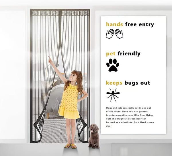 🔥Magnetic Screen Door 2pcs