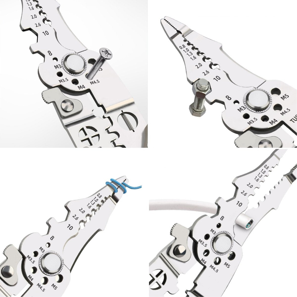 Multifunctional Wire Stripper Crimper Cable Cutter Pliers