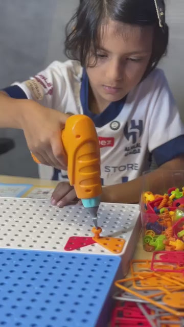 3D Screw Puzzle Adventure Kids Drill Set Building Blocks