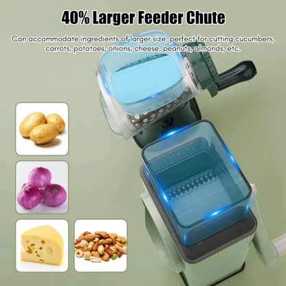3 In 1 Multifunction Vegetable Slicer Manual Kitchen Cookware Grater Vegetable Chopper Cutter Potato Garlic Shredder